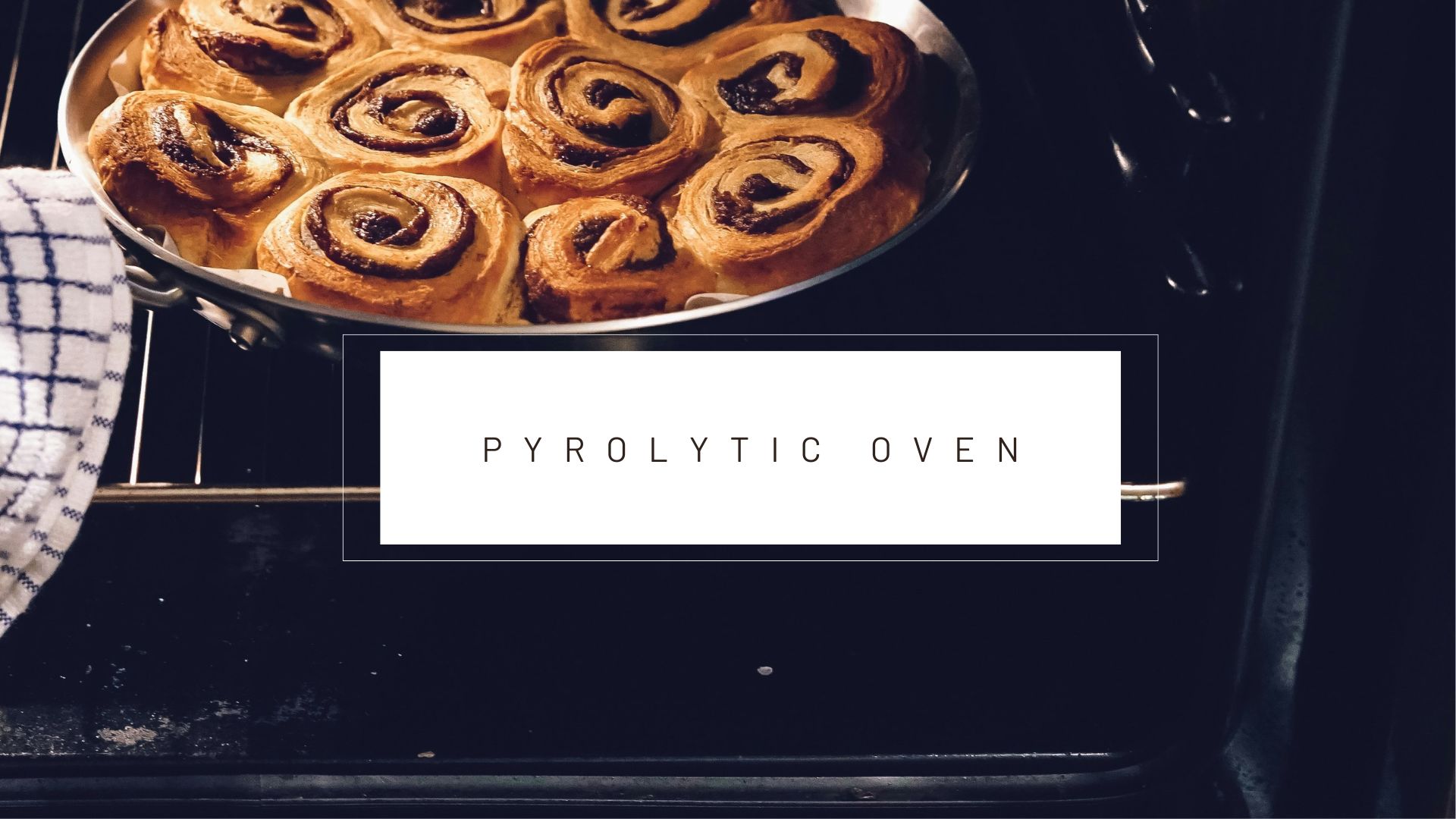 baking a pastry using oven feature photo
